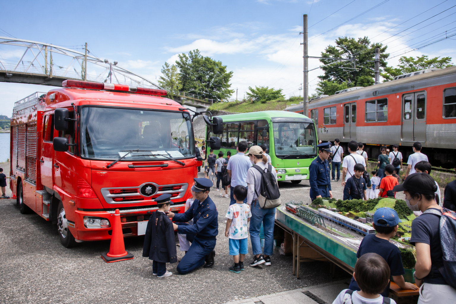 うんがいい！朝市 のりものフェスタ