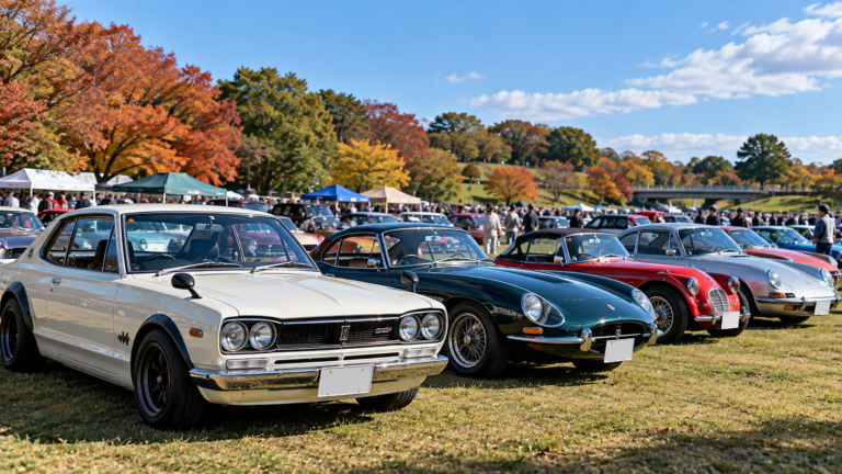 第29回 幸手クラシックカーフェスティバル2026|11月8日 権現堂公園で開催