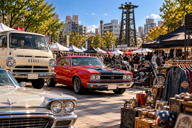 黒崎フルギ ビンテージマーケット2026|10月10~12日開催!クラシックカー・アメ車展示【福岡県】