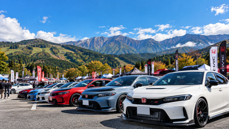 TOYAMA CIVIC MEET 2026｜10月11日 立山山麓にシビック160台集結