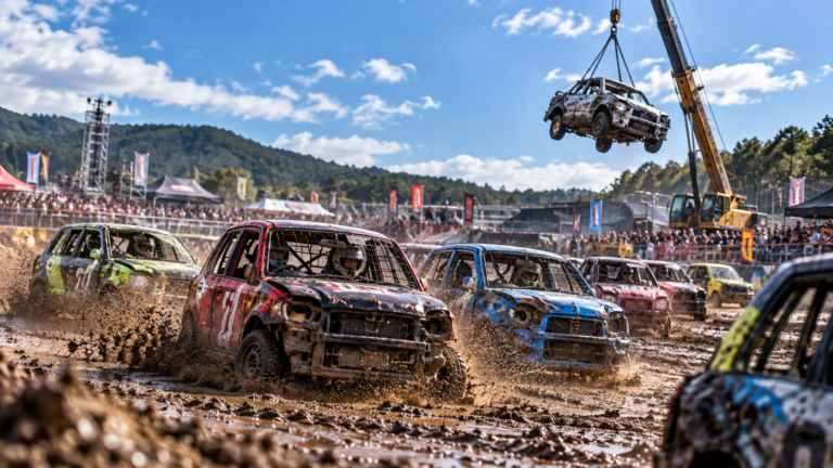 IRON CRASH 2026｜10月24・25日 三重県いなべ市で軽自動車100台の破壊レース開催！